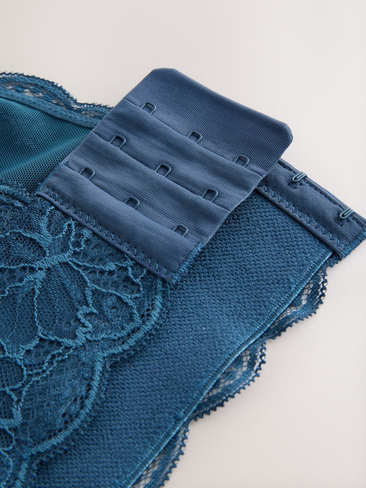 Blue Total Support Lace Non Wire Bra - Image 3 of 3