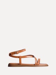 חום - Linzi Valor Strappy Gladiator Flat Sandals - Image 2 of 5