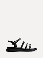 Linzi Black Twilight Sandals With Buckle Strap Details - Image 2 of 5