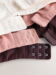 Chocolate/Rosa/Crema - Pack de 3 sujetadores en mezcla de algodón Ultimate Comfort - Imagen 6 de 6
