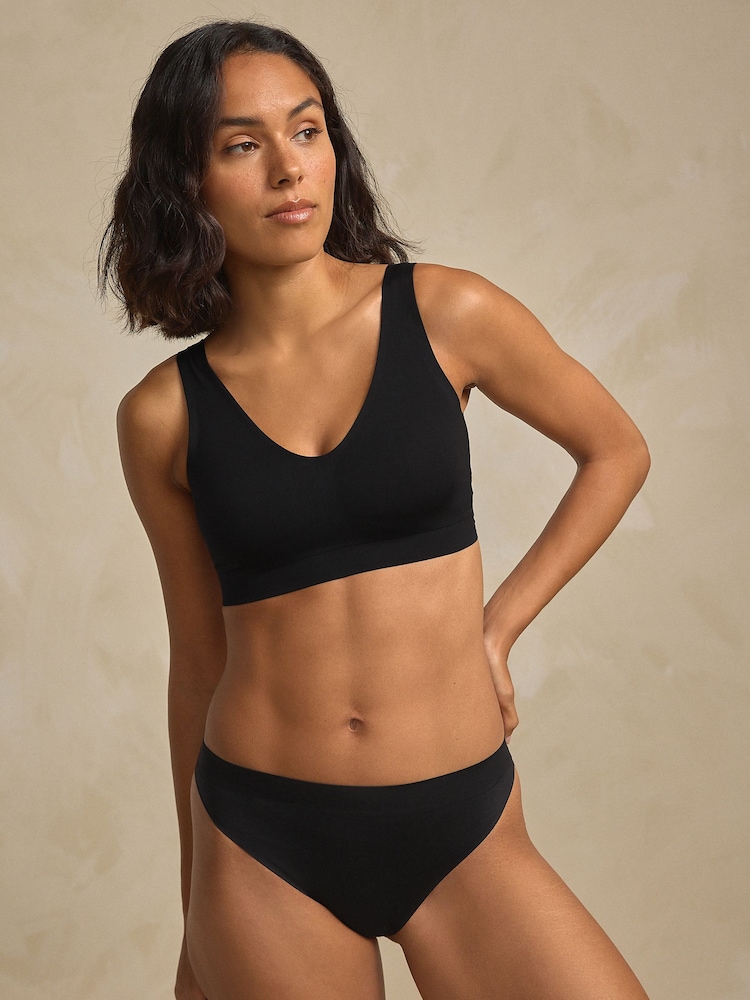 Black N. Premium Ultimate Comfort Crop Bra - Image 2 of 8