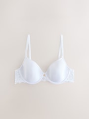 White Pad Full Cup Premium Ultimate Comfort Lightweight Breathable T-Shirt Bra - Image 6 of 8