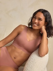 Mauve Purple N. Premium Ultimate Comfort Crop Bra - Image 1 of 7