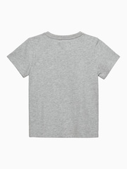 Trotters London Grey Marl Sebastian Car 100% Cotton T-Shirt - Image 2 of 3