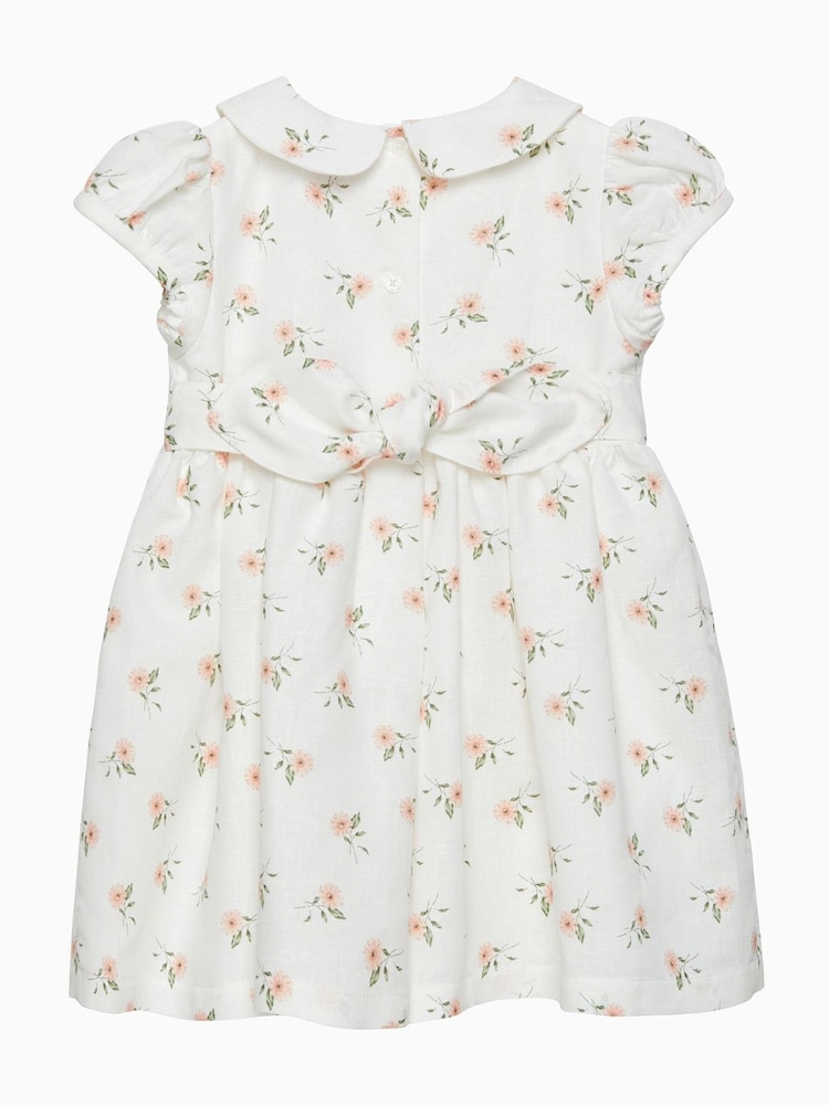 Trotters London Little White Floral Print Lily Dress - Image 2 of 3