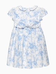 Trotters London Blue Floral Print Kate Dress - Image 2 of 3