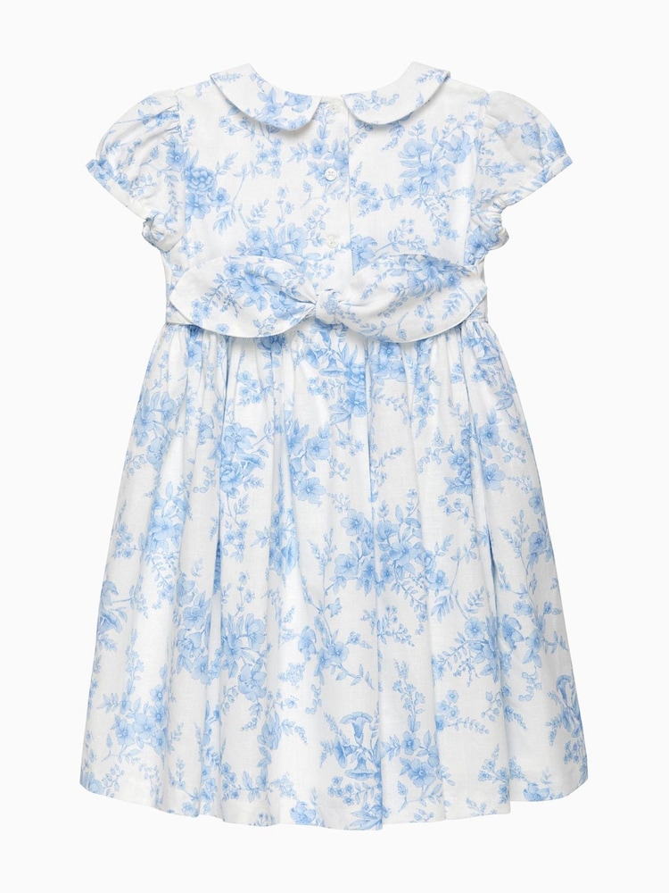 Trotters London Blue Floral Print Kate Dress - Image 2 of 3