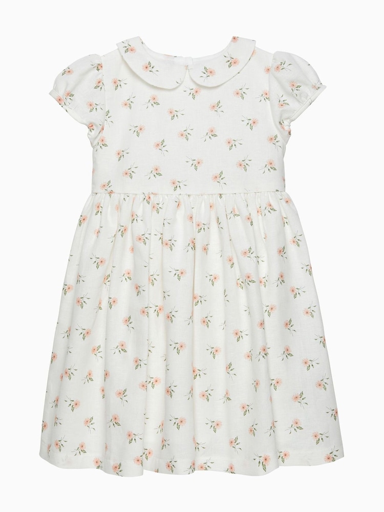 Trotters London White Floral Print Patli Lily Dress - Image 1 of 3