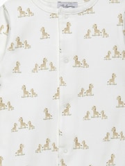 Trotters London Newborn Giraffe White All-in-One - Image 3 of 3