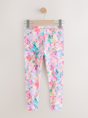 Swirly Floral Printed Leggings (3-16yrs) - Image 5 of 8