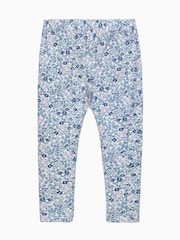 Trotters London Blue Liberty Print Betsy Leggings - Image 2 of 5