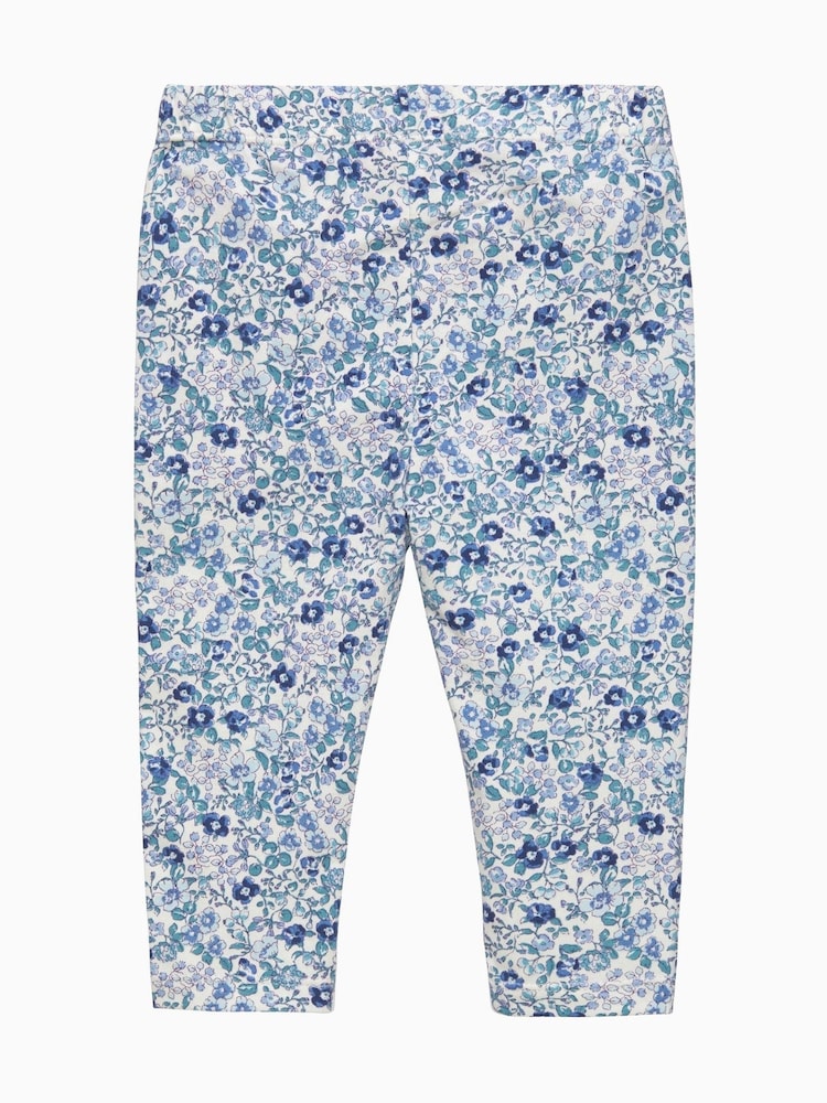 Trotters London Blue Liberty Print Betsy Leggings - Image 3 of 5