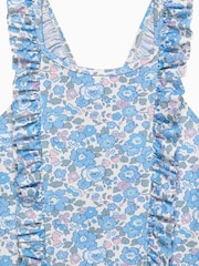 Trotters London Blue Liberty Print Betsy Frill Swimsuit - Image 3 of 3