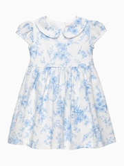 Trotters London Little Blue Floral Print Kate Dress - Image 1 of 3