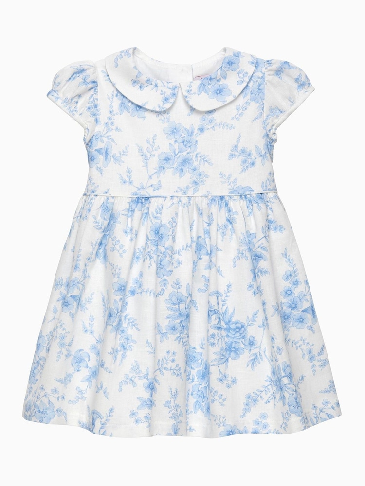 Trotters London Little Blue Floral Print Kate Dress - Image 1 of 3