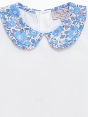 Trotters London White Liberty Print Betsy Pie Crust Jersey Top - Imagen 3 de 3