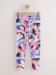 Bright Rainbow Printed Leggings (3-16yrs) - Image 1 of 4