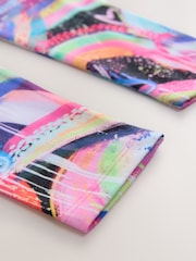 Bright Rainbow Printed Leggings (3-16yrs) - Image 4 of 4