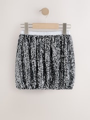 Silver Sequin Puffball Bubble Skirt (3-16yrs) - Image 2 of 4