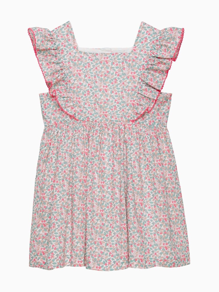 Trotters London Coco Mehrfarbiges Kleid aus 100 % Baumwolle mit Liberty-Print - Bild 1 von 3