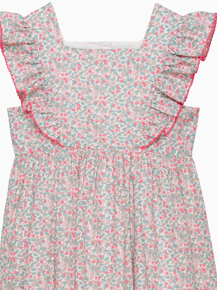 Trotters London Coco Mehrfarbiges Kleid aus 100 % Baumwolle mit Liberty-Print - Bild 3 von 3