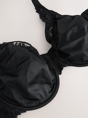 Negro - F-K Ultimate Support Comfort Lace Minimising Full Cup Bra - Imagen 2 de 3