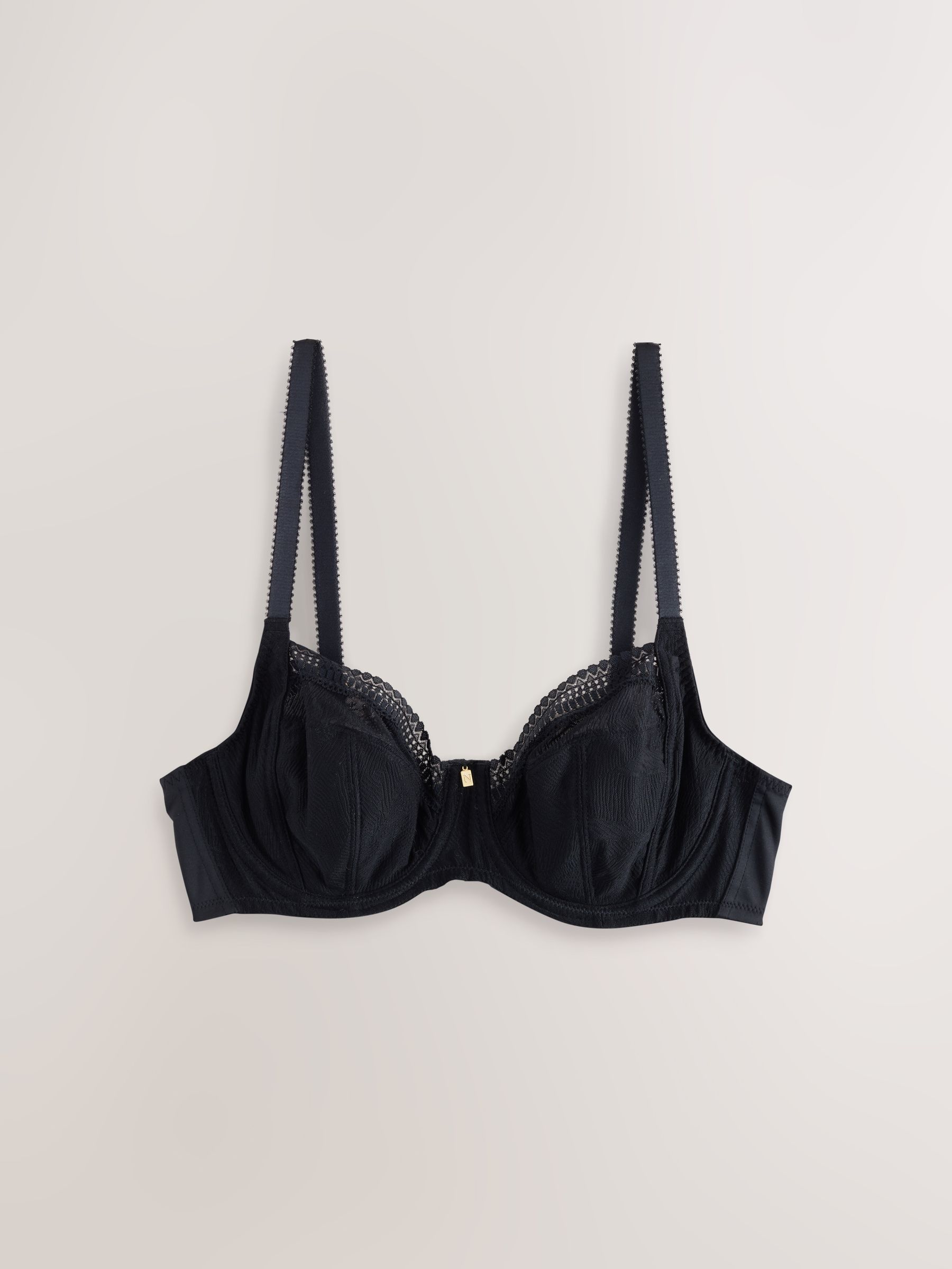 Buy Black DD-H Side Support Wired Full Cup Bra from Next USA