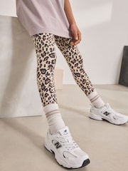 Natural - Leggings con estampado animal (3 a 16 años) - Imagen 1 de 7