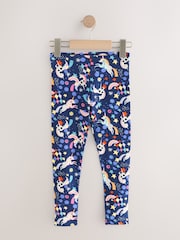 Navy Rainbow Unicorn - Leggings estampados (3-16 años) - Imagen 1 de 4