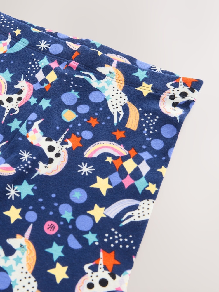 Navy Rainbow Unicorn - Leggings estampados (3-16 años) - Imagen 4 de 4