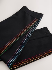 Black Rainbow Diamante - Party-Leggings (3–16 Jahre) - Bild 6 von 7