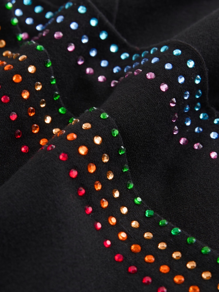 Black Rainbow Diamante - Party-Leggings (3–16 Jahre) - Bild 7 von 7