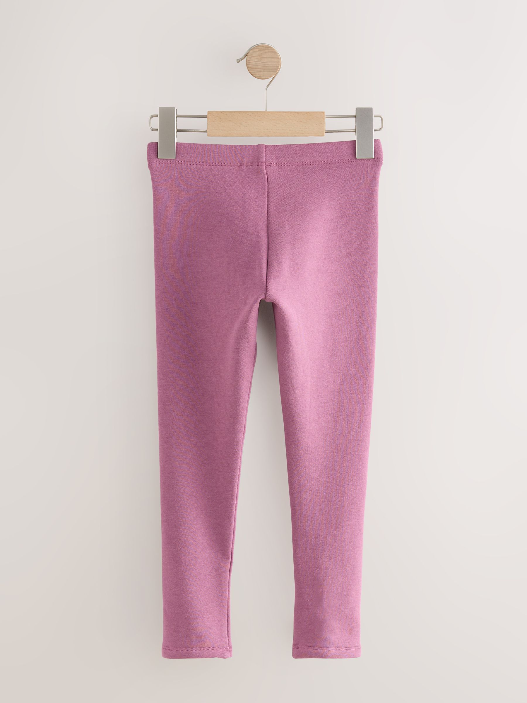 Leggings, Lot De 5 Noir/vert/bleu/rouge Baie/violet Lilas