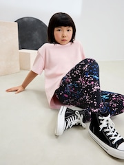 Negro con salpicaduras - Leggings estampados (3-16 años) - Imagen 4 de 6