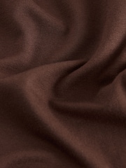 Chocolate Brown Fold Over Flare Leggings (3-16yrs) - Image 6 of 7
