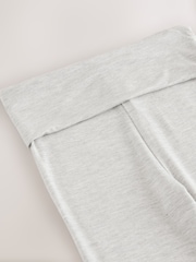 Grey Fold Over Flare Leggings (3-16yrs) - Image 4 of 4