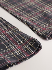Brown Check 1 Pack Flare LeggingsS (3-16yrs) - Image 8 of 9