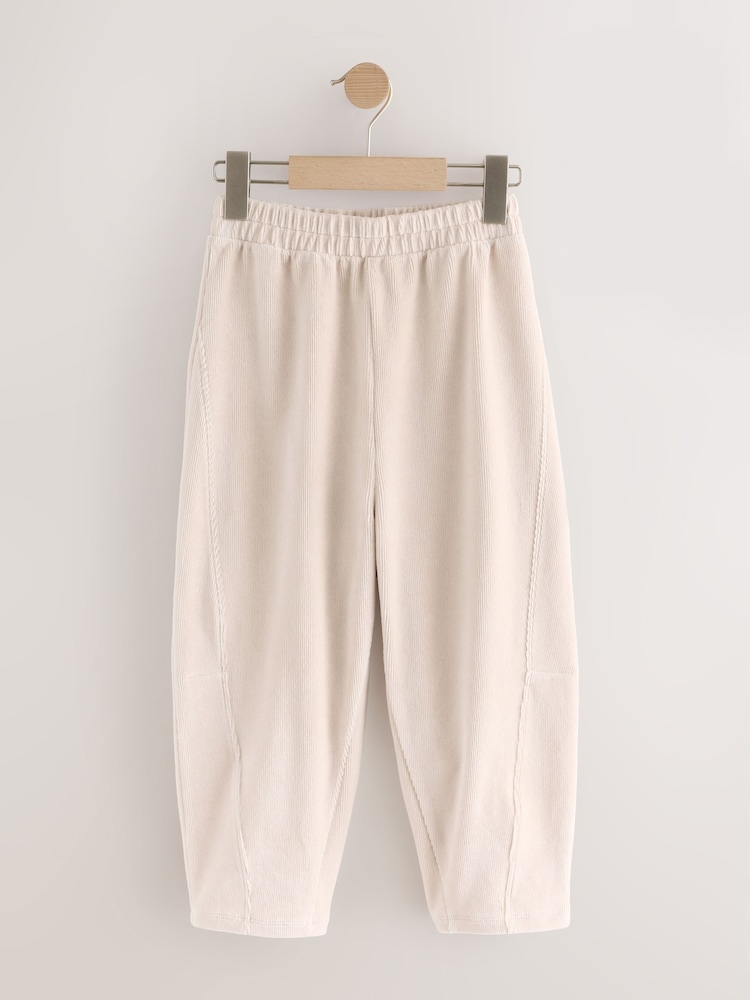 Cream Barrel Cord Trousers (3-16yrs) - Image 2 of 4