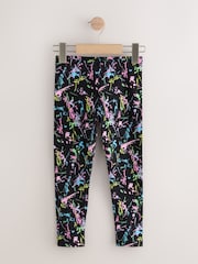 Black Pink Multi Splat Leggings 5 Pack (3-16yrs) - Image 6 of 9