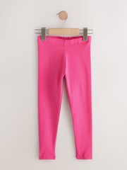 Pink/Charcoal Heart Leggings 5 Pack (3-16yrs) - Image 2 of 9