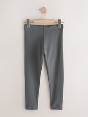 Pink/Charcoal Heart Leggings 5 Pack (3-16yrs) - Image 4 of 9