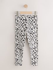 Animal/Neutral Ribbed Leggings 5 Pack (3-16yrs) - Image 2 of 7