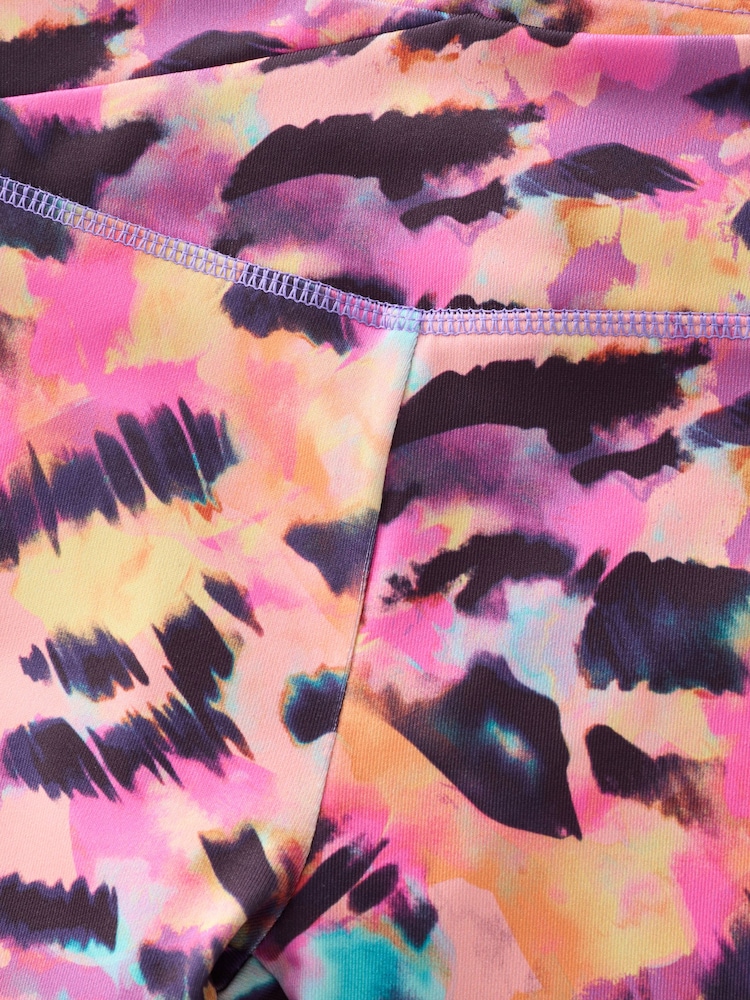 Multi Animal Print Sports Leggings (3-16yrs) - Image 6 of 6
