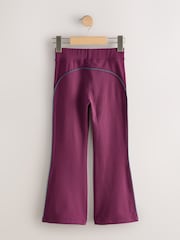 Berry Red Flared Sports Leggings (3-16yrs) - Image 6 of 8