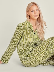 حزمة بيجامة طويلة بطبعة فهد قطن 100% من Accessorize - صورة 2 من 4
