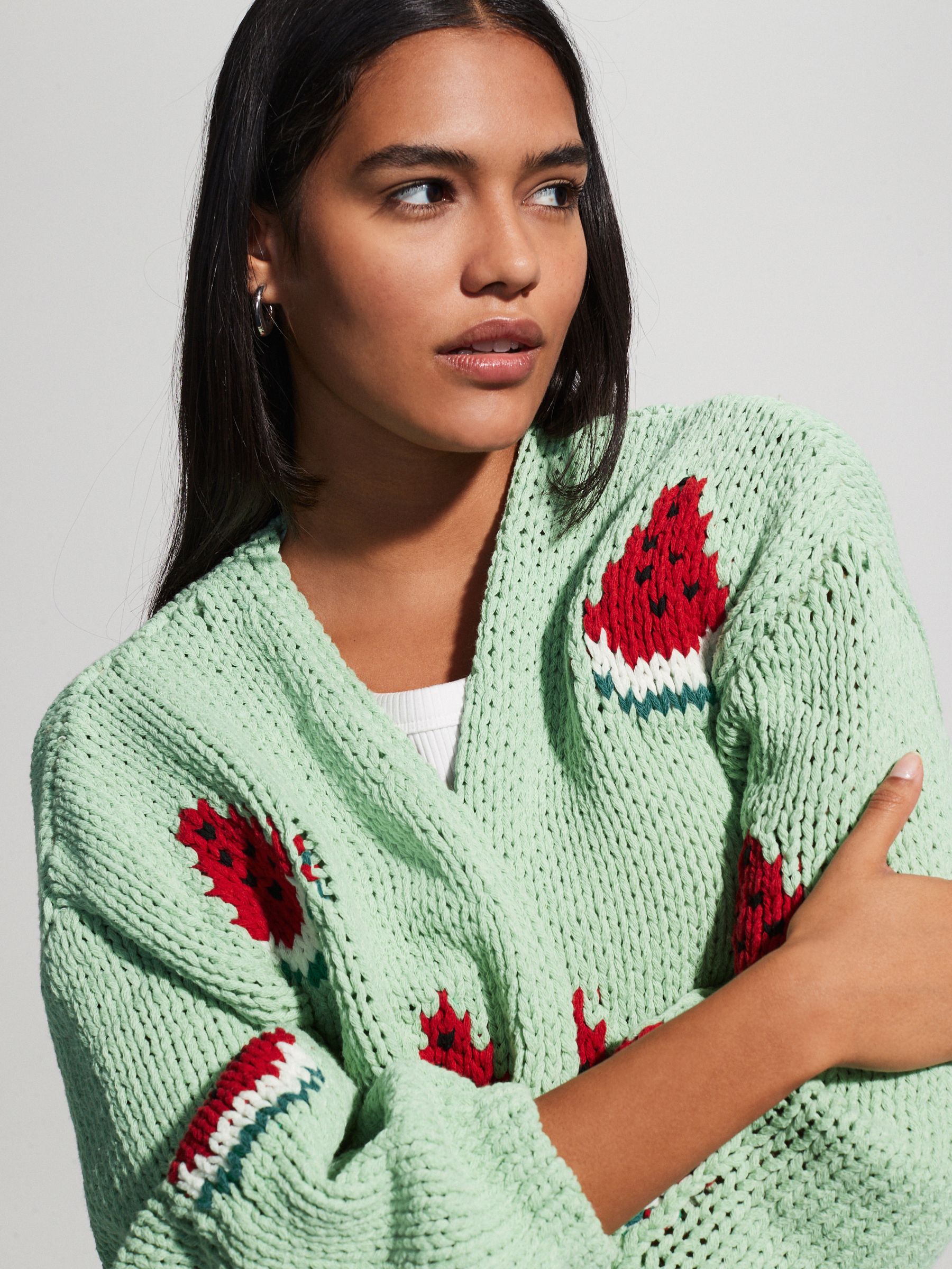 Next：日本 ミントグリーン スイカ - コットン リラックスフィット