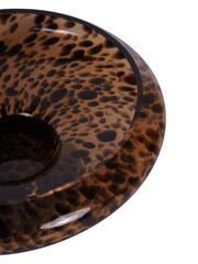 Libra Interiors Brown Black Savanna Glass Bowl 31cm - Image 2 of 5