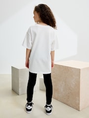 Black Cosy Fleece Lined Leggings (3-16yrs) - Image 3 of 3