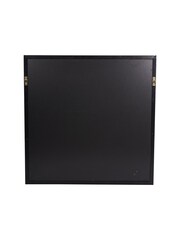 Libra Interiors Metal Black Mercia Antique Finish Mirror 100x100cm - Image 3 of 5