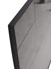 Libra Interiors Metal Black Mercia Antique Finish Mirror 100x100cm - Image 4 of 5